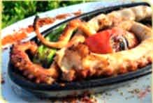 Tereyağlı Sarımsaklı Ahtapot